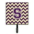 thumbnail image 1 of Letter S Chevron Purple and Gold Leash or Key Holder, 1 of 1
