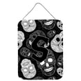 thumbnail image 1 of Letter S Day of the Dead Skulls Black Wall or Door Hanging Prints, 1 of 2