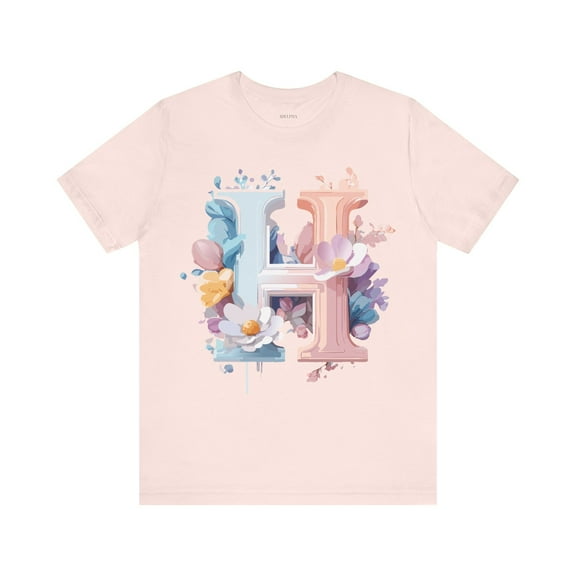 Letter Shirt, Letter H Shirt