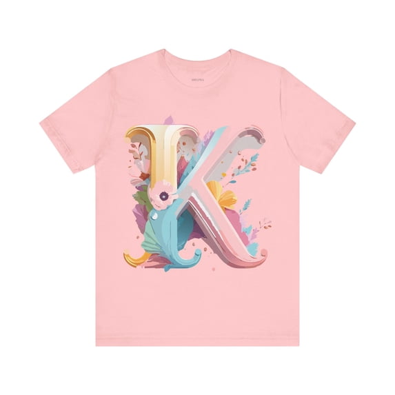 Letter Shirt, Letter K Shirt