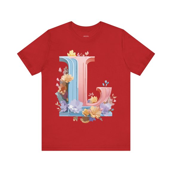 Letter Shirt, Letter L Shirt