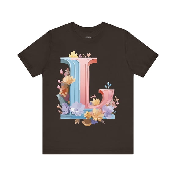 Letter Shirt, Letter L Shirt