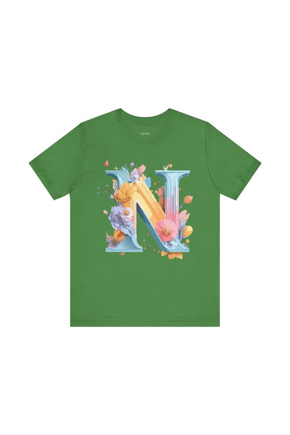 Letter Shirt, Letter N Shirt