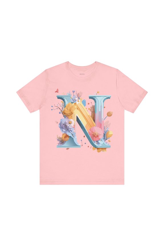 Letter Shirt, Letter N Shirt