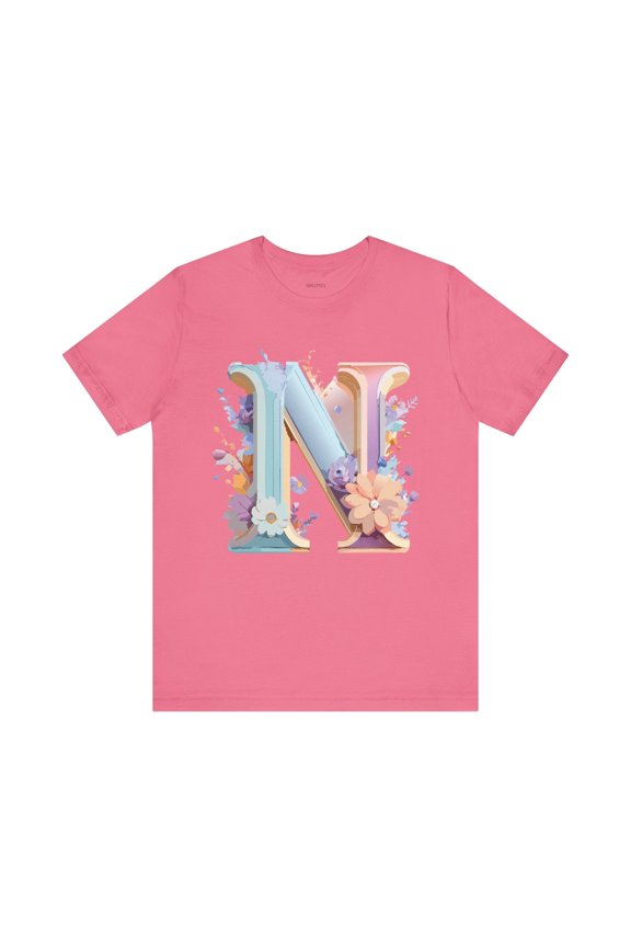 Letter Shirt, Letter N Shirt
