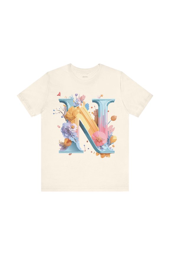 Letter Shirt, Letter N Shirt