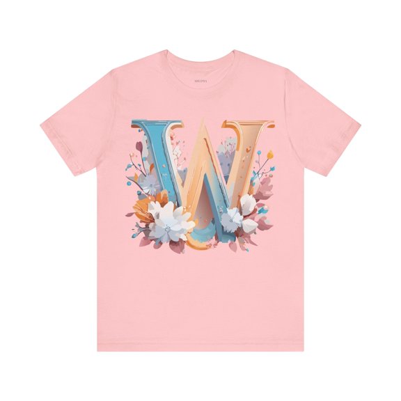 Letter Shirt, Letter W Shirt