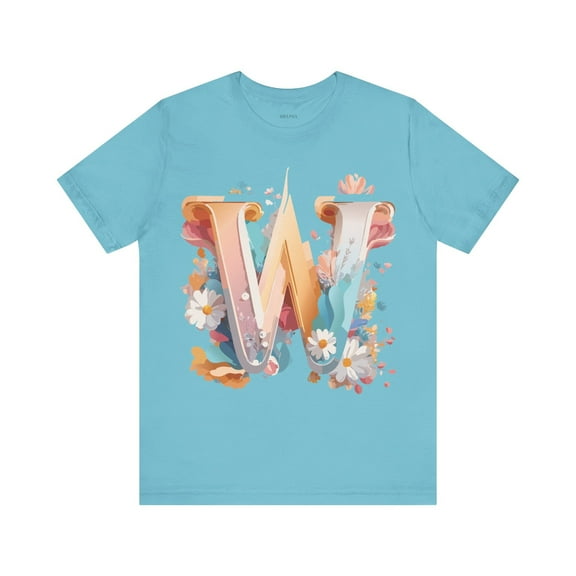 Letter Shirt, Letter W Shirt