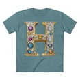 thumbnail image 1 of Letter Shirt, Shirt with Letters, Tee Shirt with Gold Letters, 1 of 18