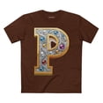 thumbnail image 1 of Letter Shirt, Shirt with Letters, Tee Shirt with Gold Letters, 1 of 18