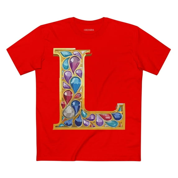 Letter Shirt, Shirt with Letters, Tee Shirt with Gold Letters