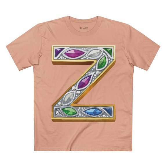 Letter Shirt, Shirt with Letters, Tee Shirt with Gold Letters