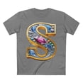 thumbnail image 1 of Letter Shirt, Shirt with Letters, Tee Shirt with Gold Letters, 1 of 18