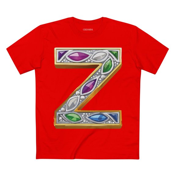 Letter Shirt, Shirt with Letters, Tee Shirt with Gold Letters