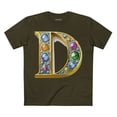 thumbnail image 1 of Letter Shirt, Shirt with Letters, Tee Shirt with Gold Letters, 1 of 18
