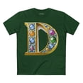 thumbnail image 1 of Letter Shirt, Shirt with Letters, Tee Shirt with Gold Letters, 1 of 18