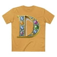 thumbnail image 1 of Letter Shirt, Shirt with Letters, Tee Shirt with Gold Letters, 1 of 18