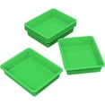 thumbnail image 1 of Letter Size 10 x 13 x 3 in. Flat Storage Tray, Green - Pack of 5, 1 of 1