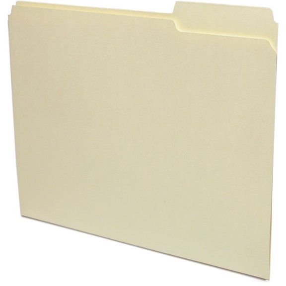 Print File Letter Size Archival File Folders, 11.75x9.63", 50 Pack