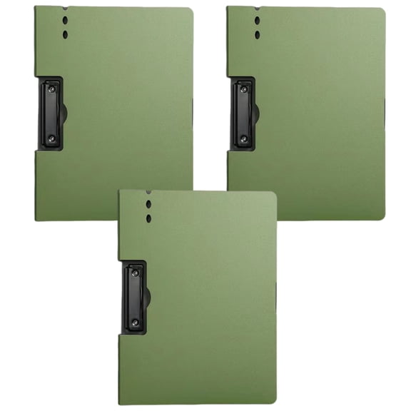 Letter Size Binder Punchless with Spring Action Clamp, Documents Folder with Side Clamp Letter Size Clip File Folder