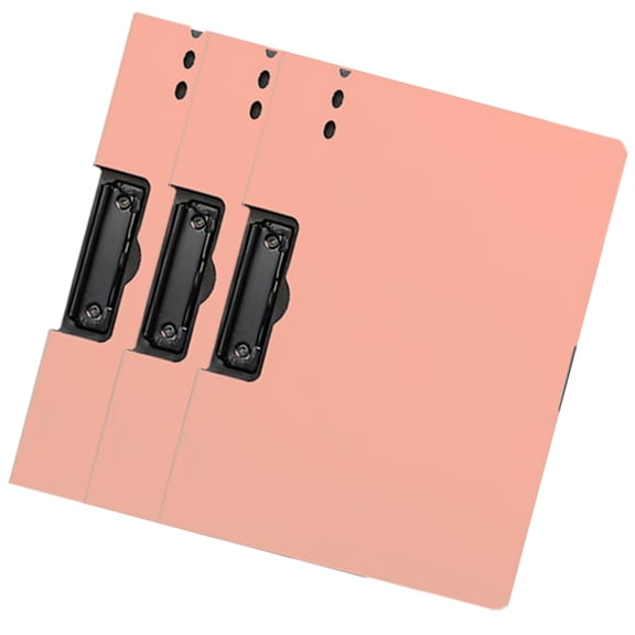 Letter Size Binder Punchless with Spring Action Clamp, Documents Folder with Side Clamp Letter Size Clip File Folder