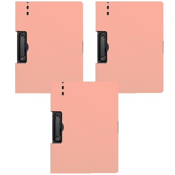 Letter Size Binder Punchless with Spring Action Clamp, Documents Folder with Side Clamp Letter Size Clip File Folder