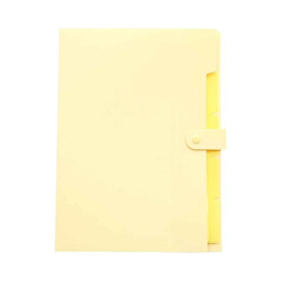 Letter Size Expanding File Folder, 5 Pocket Accordion Document Organizer, H Letter Size Expanding Folder Blue Accordion File Organizer