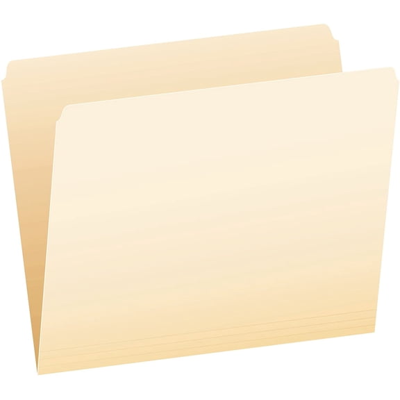 Letter Size File Folders and Expanding File Pockets Bundle (100 Count and 25 Count)
