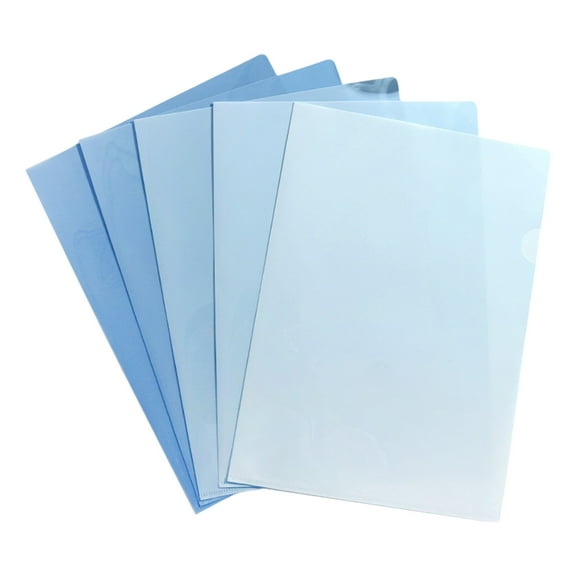 Letter Size File Paper Covers Top and Side Opening File Sleeve 12x8.5Inch