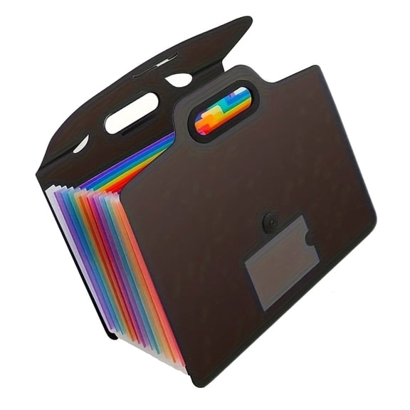 Letter Size Paper Pocket Document Bags Wallet File Folders with Buckle Closure