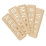 Letter Stencils for Painting & DIY Crafts, Large & Sturdy, 1 Inch, Pack of 1, Reusable Alphabet Stencils, by Woodpeckers