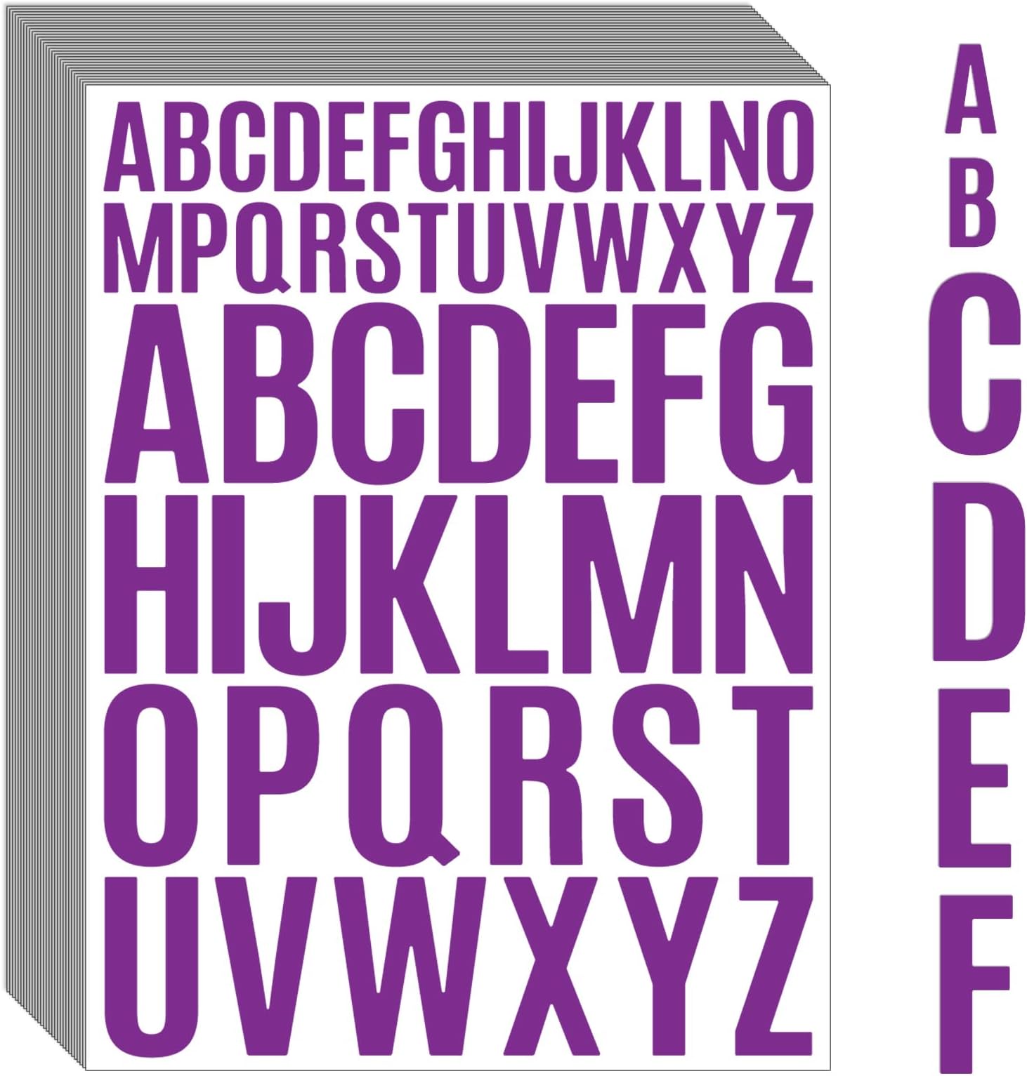 Letter Stickers 1560 count 30 Sheets Letters Capital Alphabet Sticker ...