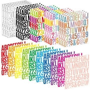 Neasyth Letter Stickers 30 Sheets 1500 Pcs Large Number Alphabet Sticker Self Adhesive for Mailbox Bulletin Board