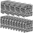 thumbnail image 1 of Neasyth Letter Stickers 30 Sheets 1500 Pcs Large Number Alphabet Sticker Self Adhesive for Scrapbooking Black, 1 of 7