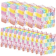 Neasyth Letter Stickers 30 Sheets 1500 Pcs Large Number Alphabet Sticker Self Adhesive for Craft Bulletin Board Cars