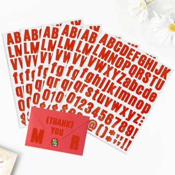 Letter Stickers, Alphabet Stickers, Vinyl Letters Stickers, Self ...