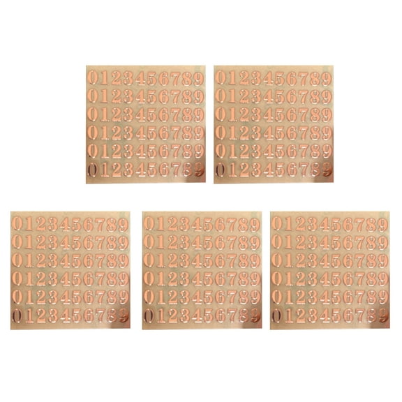 Letter Stickers for Resin,Alphabet Number Stickers for Art Epoxy Resin Crafts Adhesive Scrapbook Stickers