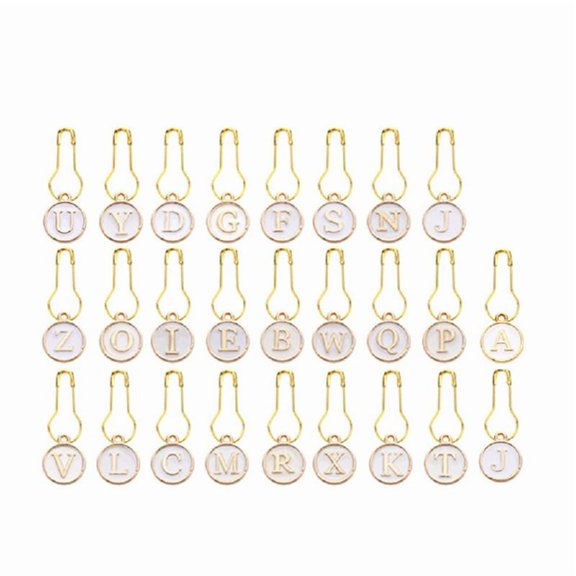 Letter Stitching Markers Crochet Hook Knitting Markers Stitching Holder