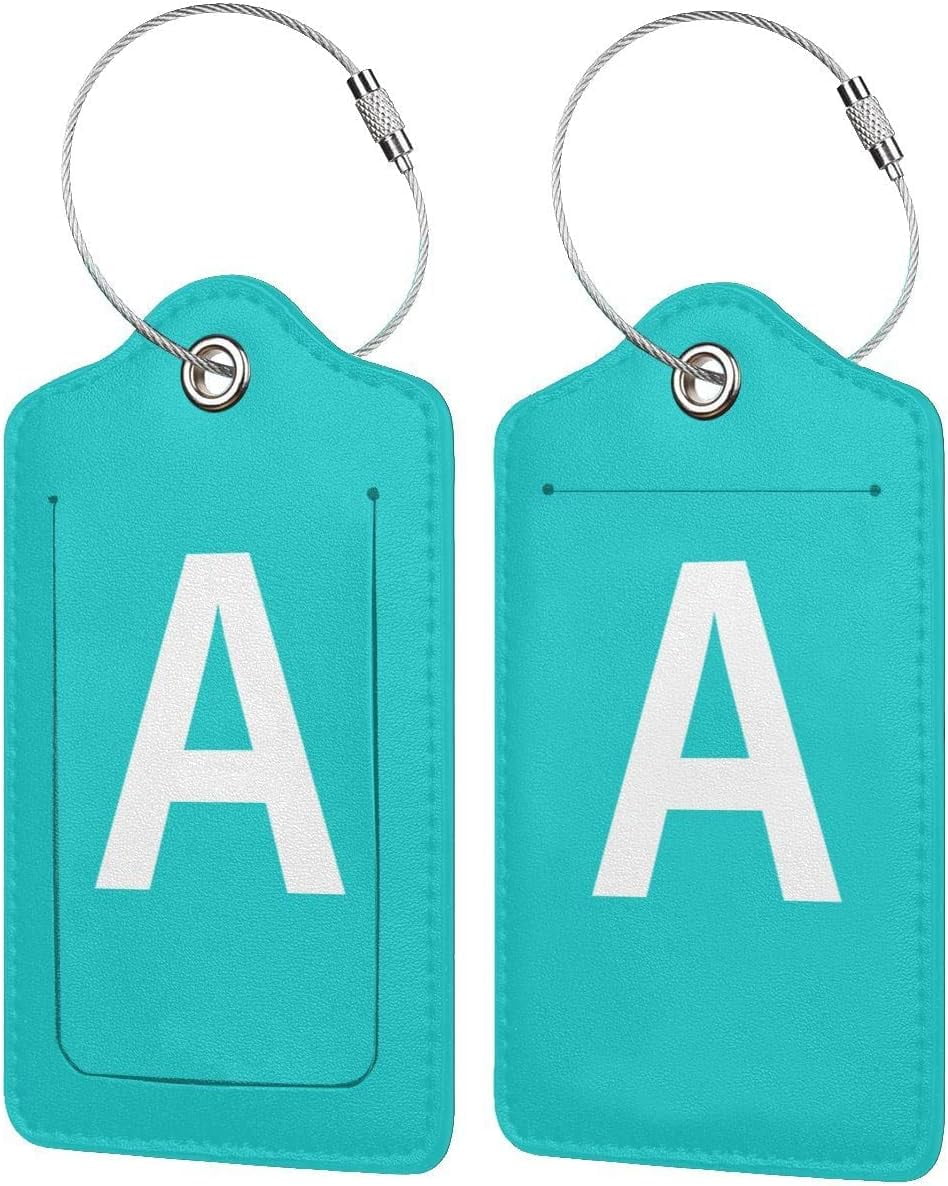 Letter T Luggage Identifiers for Suitcases Unique Tag, Premium ID Bag