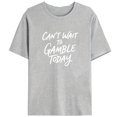 thumbnail image 1 of Letter T-Shirt Graphic Tee Funny Top Cotton Fashion Short Sleeve Casual Shirt Gray S-3XL, 1 of 5