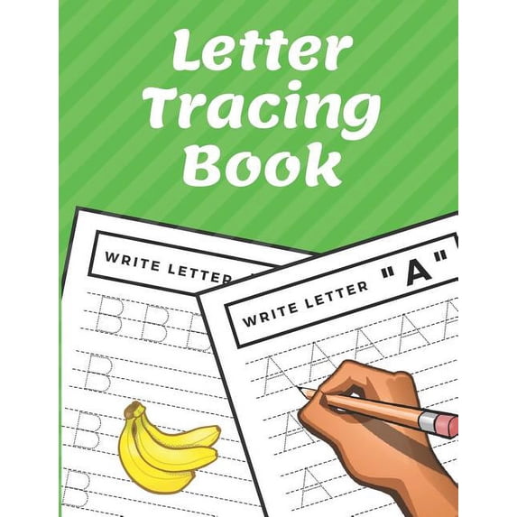Letter Tracing Book Letter Tracing Book: Trace Letters Workbook Alphabet Writing Practice for Preschoolers Kindergarten, Book 1, (Paperback)