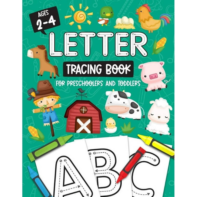 Big Letter Tracing for Preschoolers and Toddlers ages 2-4: Homeschool  Preschool Learning Activities, Alphabet Book Plus Numbers - My First  Handwriting (Paperback)