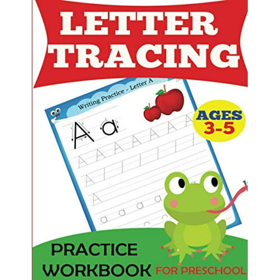 Pre-Owned Letter Tracing Practice Workbook (Paperback) 1947243071 9781947243071