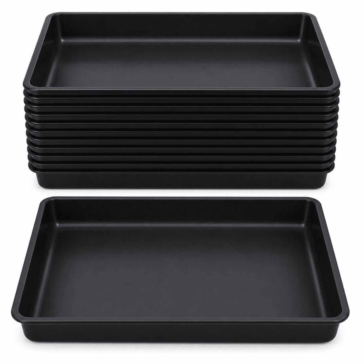 Letter Trays Black 16.14 x 11.81 x 1.38 Inch Classroom Office ...