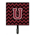 thumbnail image 1 of Letter U Chevron Garnet and Black  Leash or Key Holder, 1 of 1