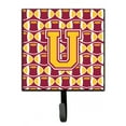 thumbnail image 1 of Letter U Football Maroon and Gold Leash or Key Holder, 1 of 1
