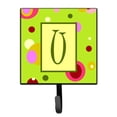 thumbnail image 1 of Letter U Monogram - Lime Green Leash or Key Holder, 1 of 7