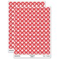 thumbnail image 1 of Letter U Uppercase Fun Bold Font 200+ Round Stickers - Red - Gloss Finish - 0.50" Size, 1 of 3