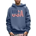 thumbnail image 1 of Letter USA American Flag Graphics For Kid Boys Independence Day - Keep Him Warm And Stylish! Size:5T-14Y, 1 of 8