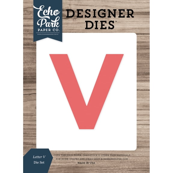 Letter V Medium Die Set